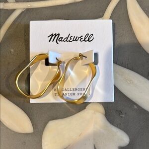 Madewell Gold Hoop Earrings